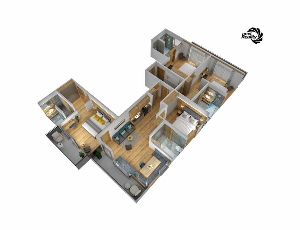 Ferienwohnung in Flachau, Lärchenzweig - Grundriss