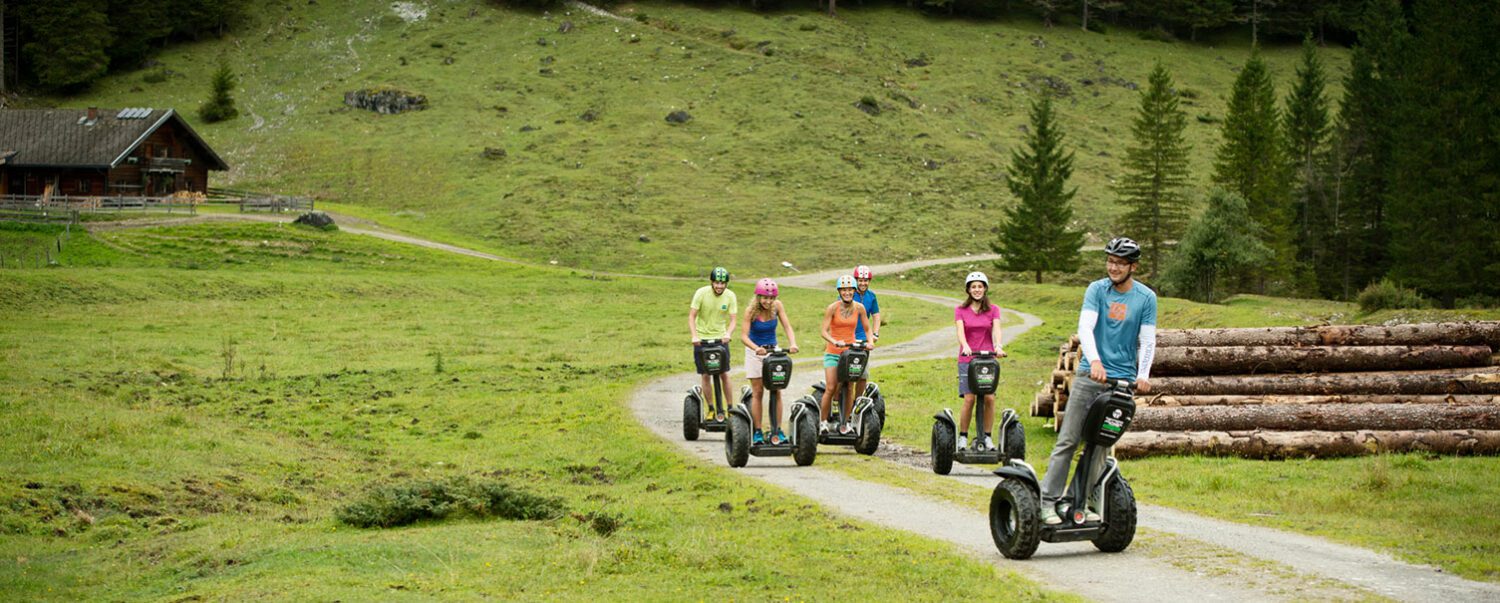 Segway fahren im Sommerurlaub in Flachau