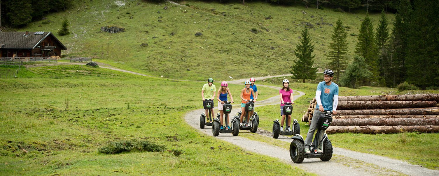 Segway fahren im Sommerurlaub in Flachau Segway fahren im Sommerurlaub in Flachau